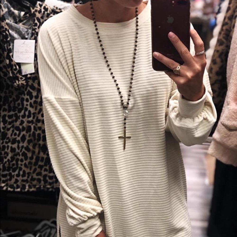 Cream oversized sweater
